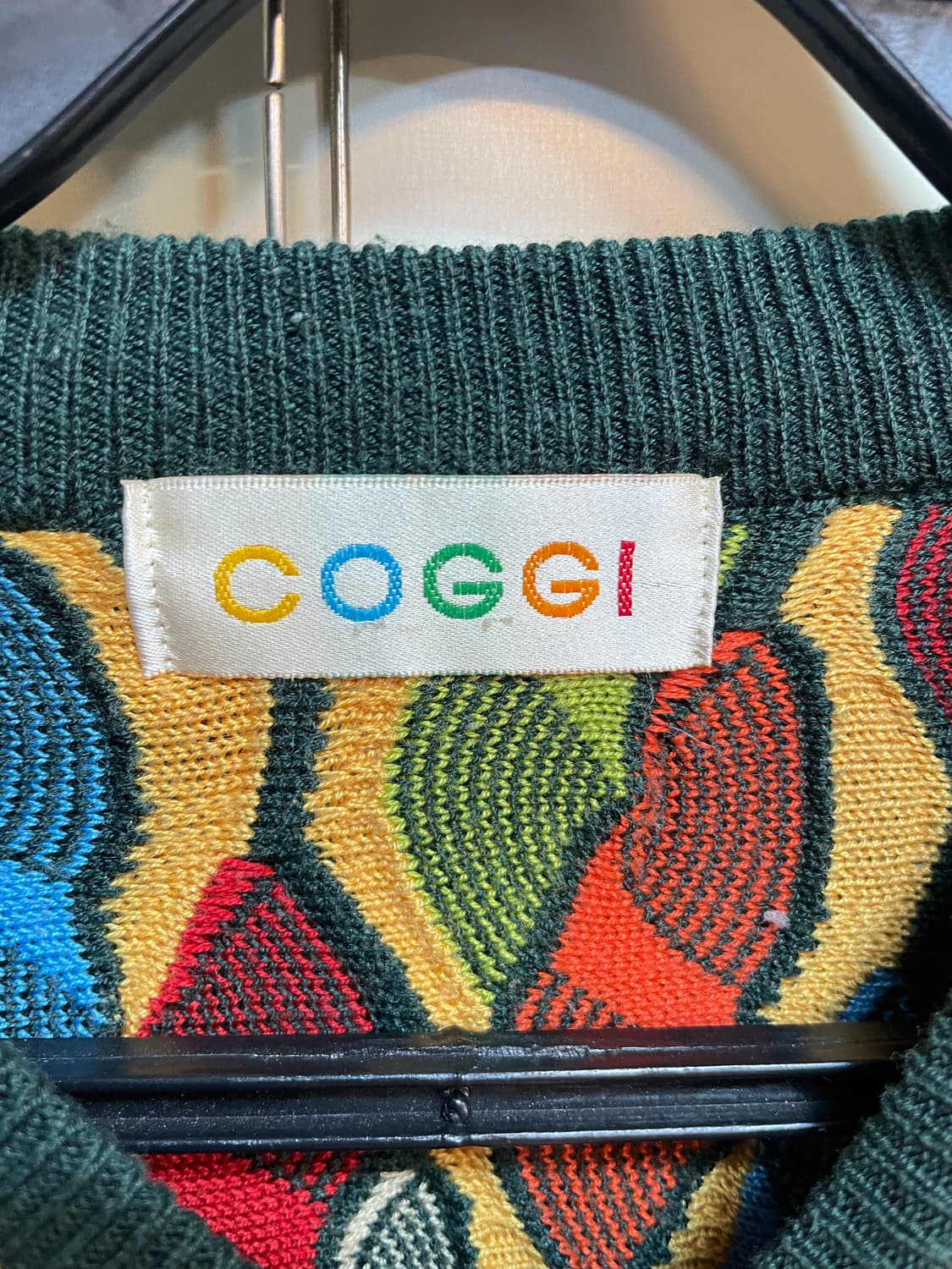 쿠지 멀티컬러 케이블 니트 상품이미지7