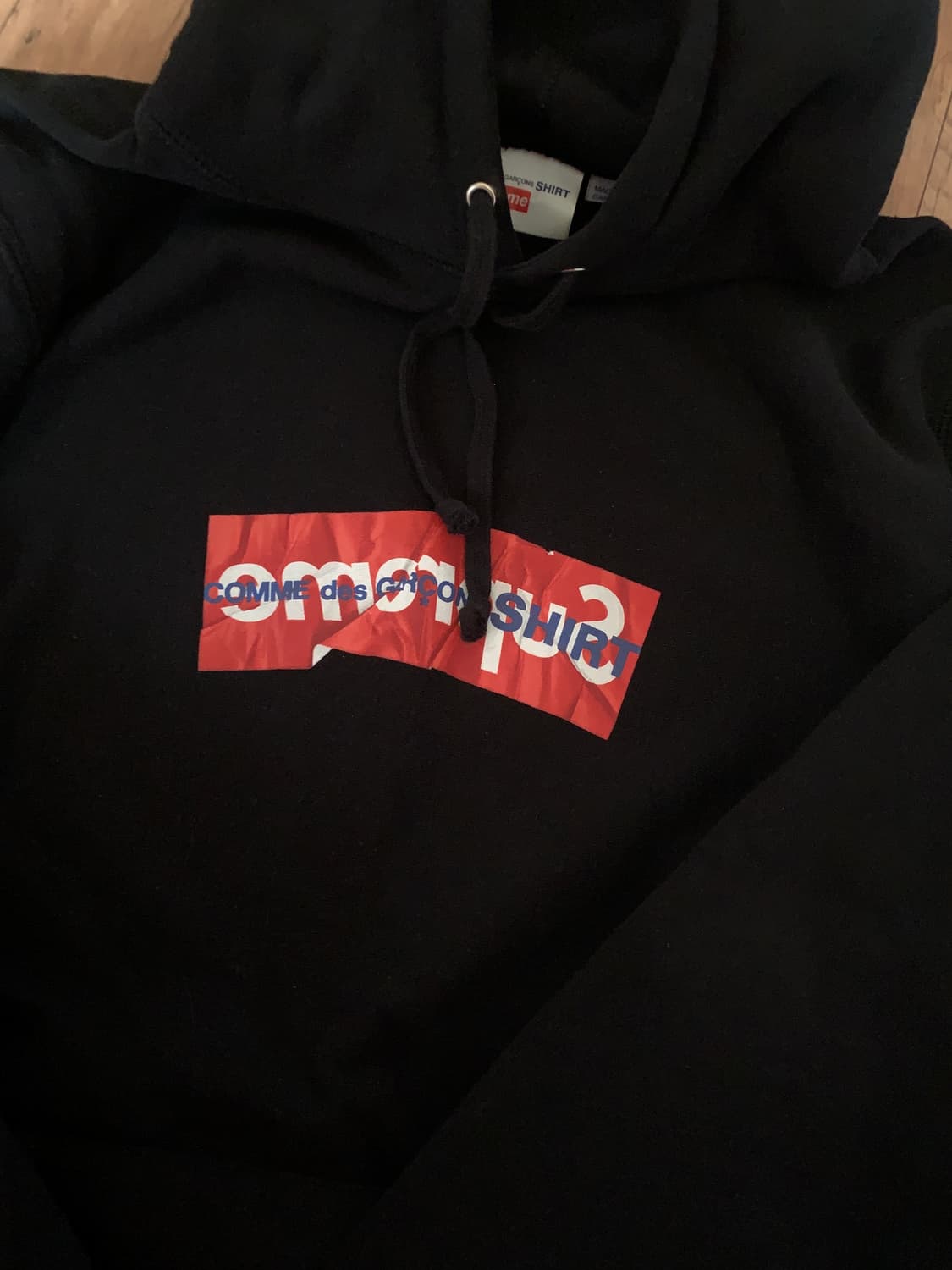 슈프림x꼼데가르송 셔츠 박스 로고 후드와 베트멍 볼캡 일괄 판매합니다 상품이미지1