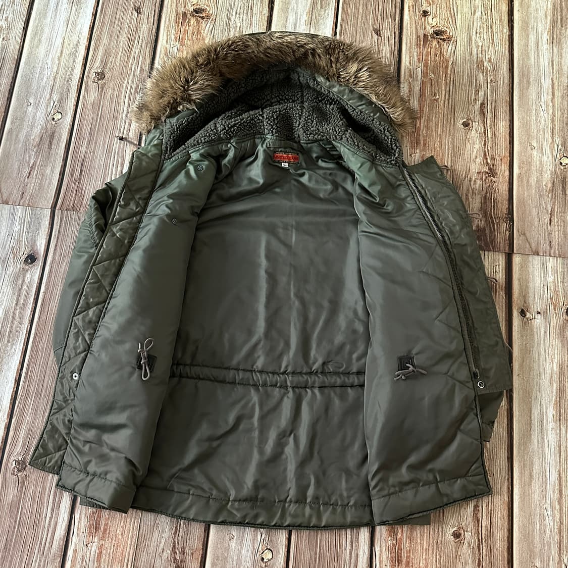 유나이트카 by 버즈릭슨 N3B 자켓 올리브 색상 L사이즈  상품이미지6