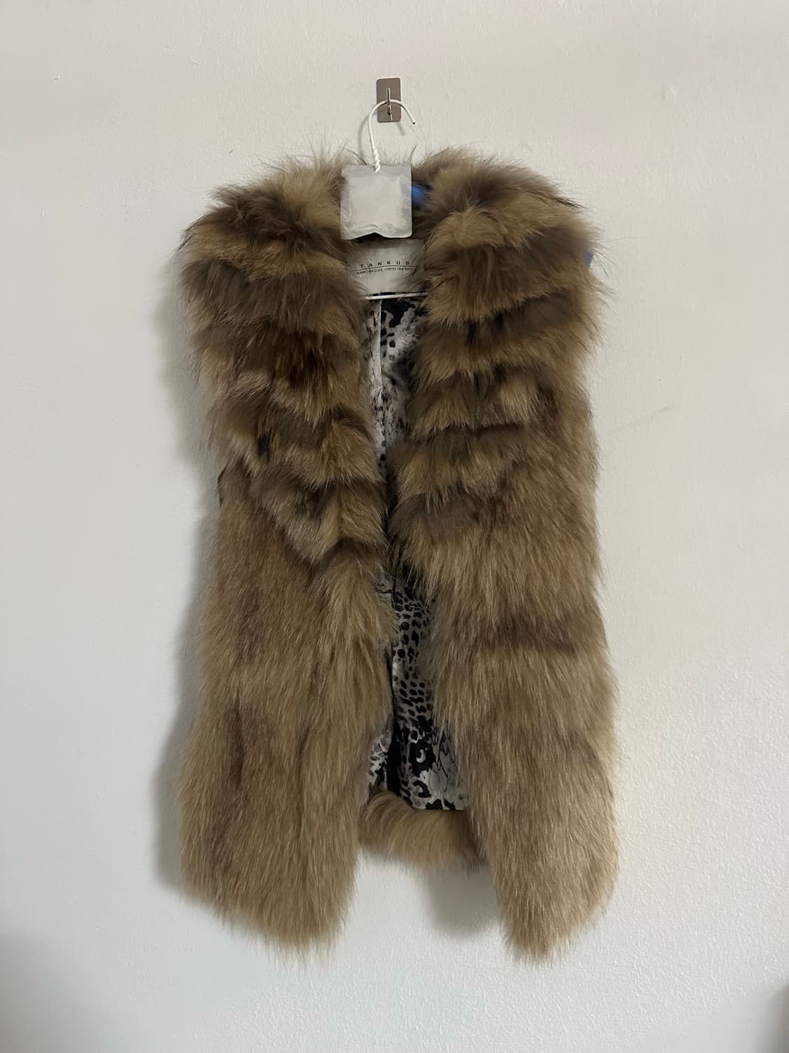 탱커스 모피 조끼 S 사이즈 상품이미지1