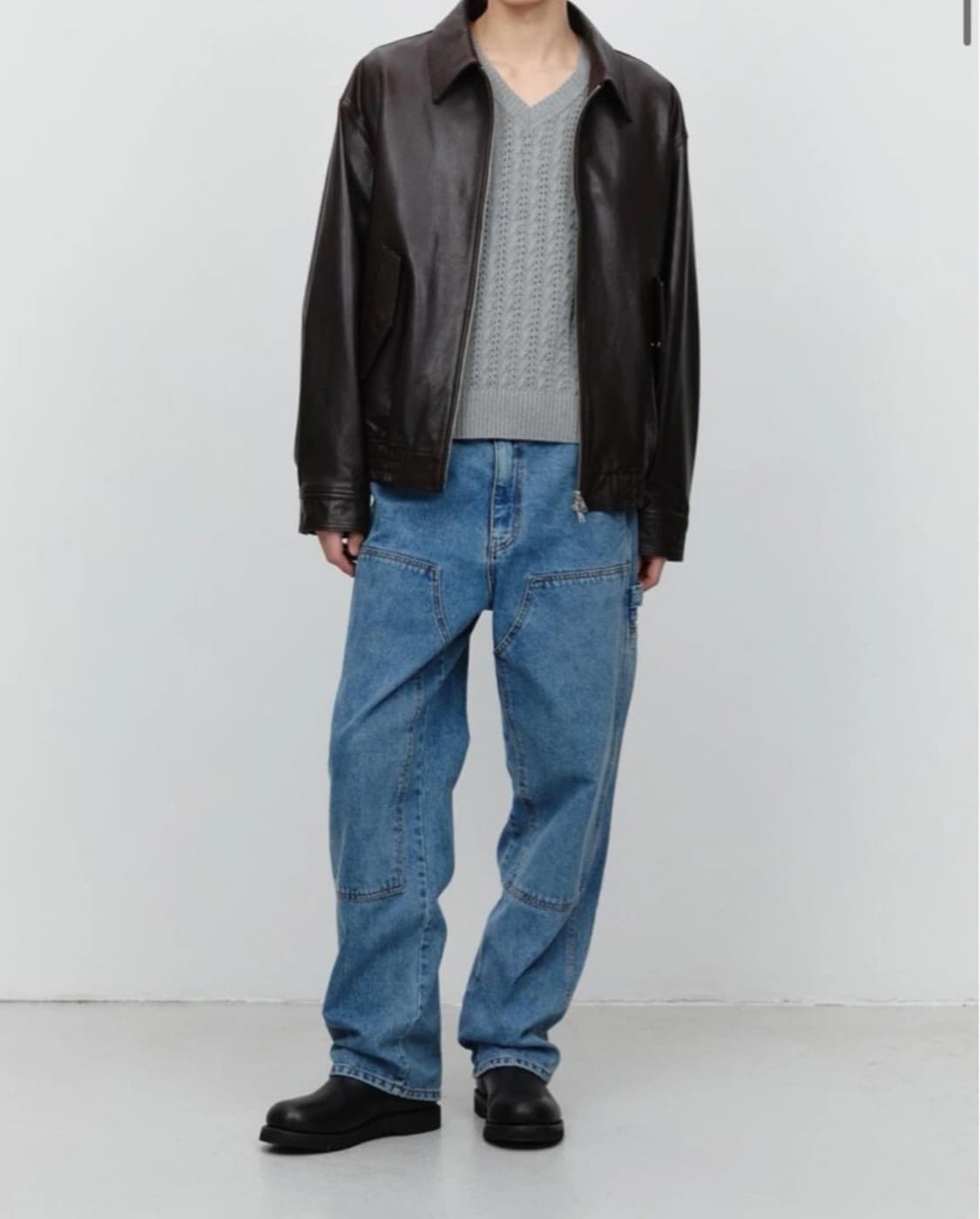 던스트 PATCHED CARPENTER JEANS LIGHT BLUE 상품이미지1