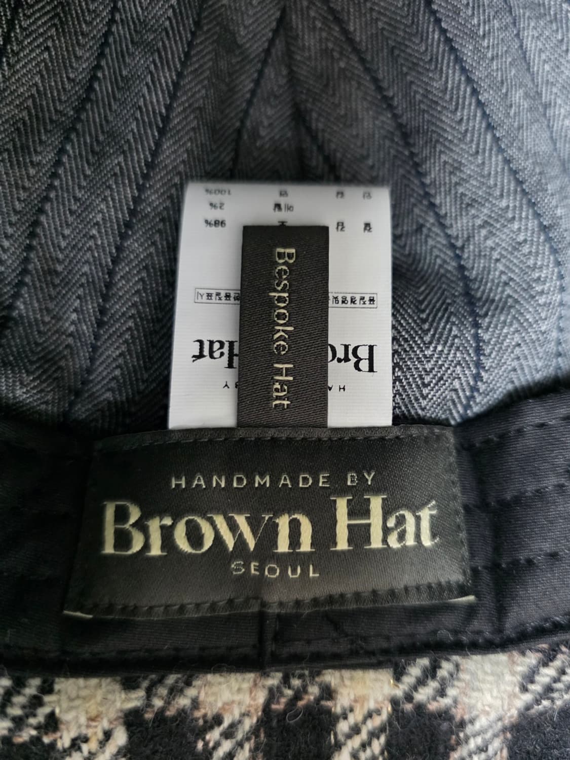 브라운햇 여성겨울모자 체크모자 세인트햇 버킷햇 클로슈햇 KG42 상품이미지5