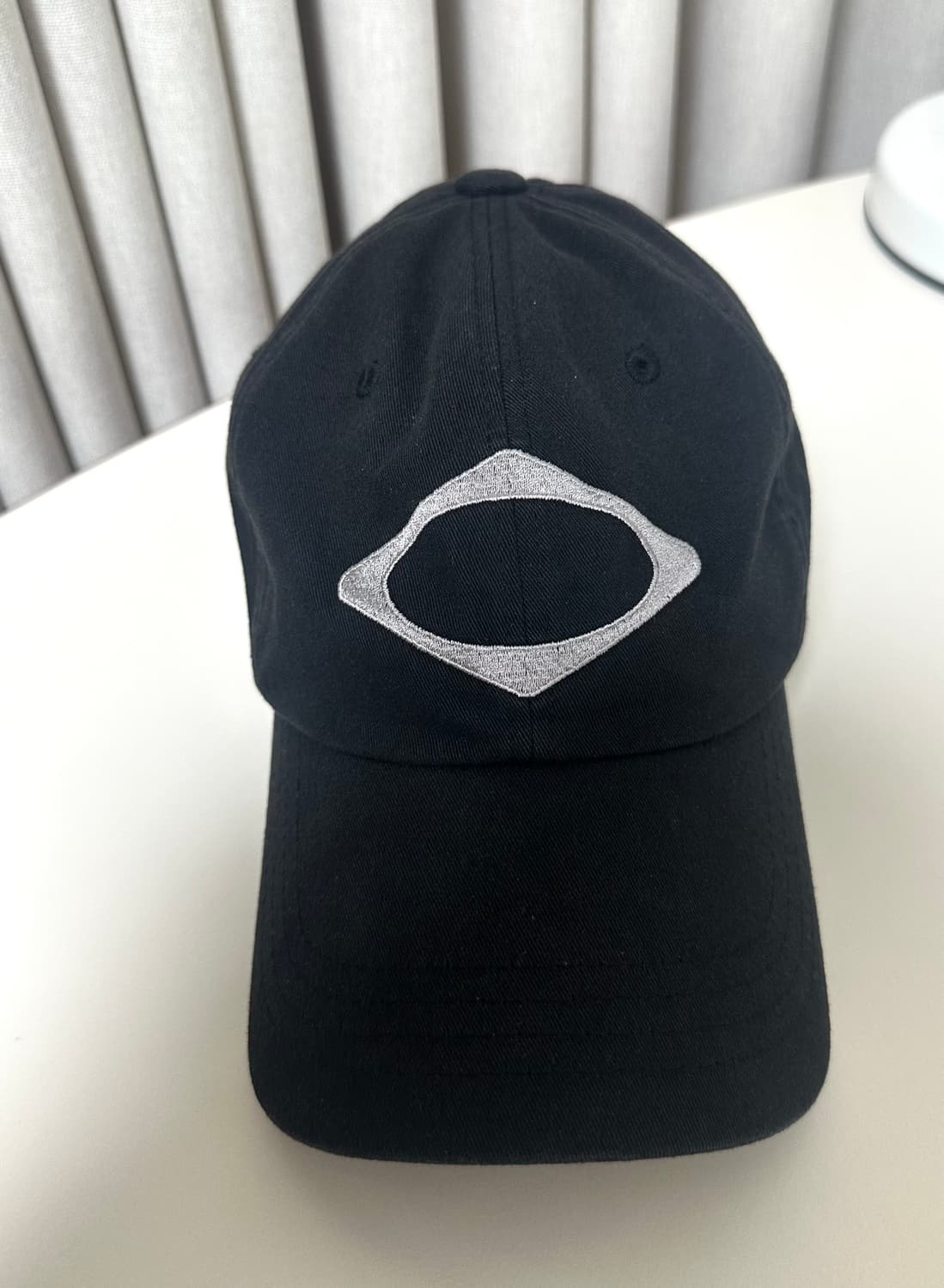 미스치프 롬버스 볼캡 블랙 상품이미지2