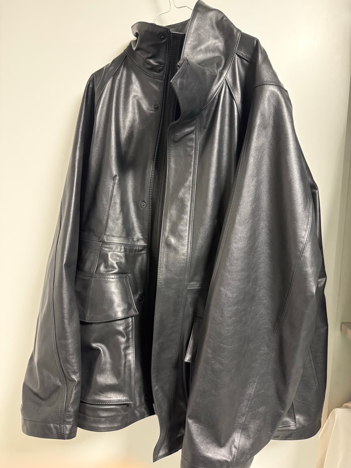 머듈 레더 파카 4사이즈 상품이미지1