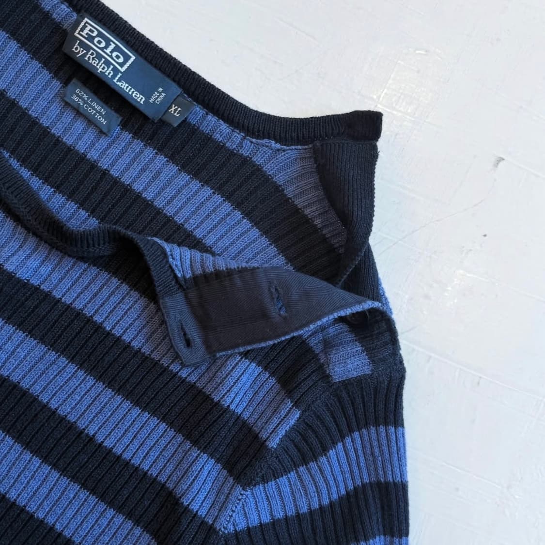 폴로 랄프로렌 사이드 버튼 린넨 스웨터 상품이미지5