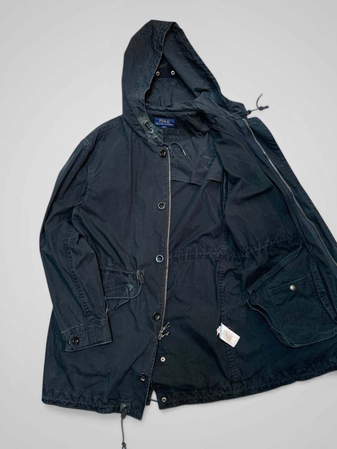 [M]폴로 랄프로렌 m51 보트하우스 가먼트다잉 레더 피쉬테일 파카 상품이미지4