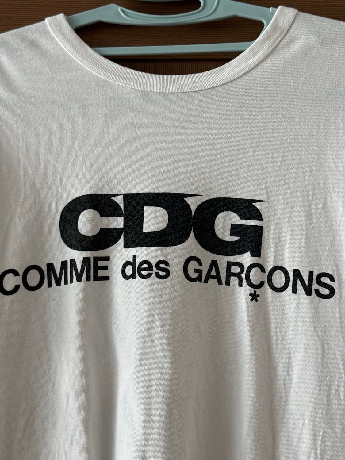 CDG 24ss 로고 티셔츠 (화이트 2XL) 상품이미지3