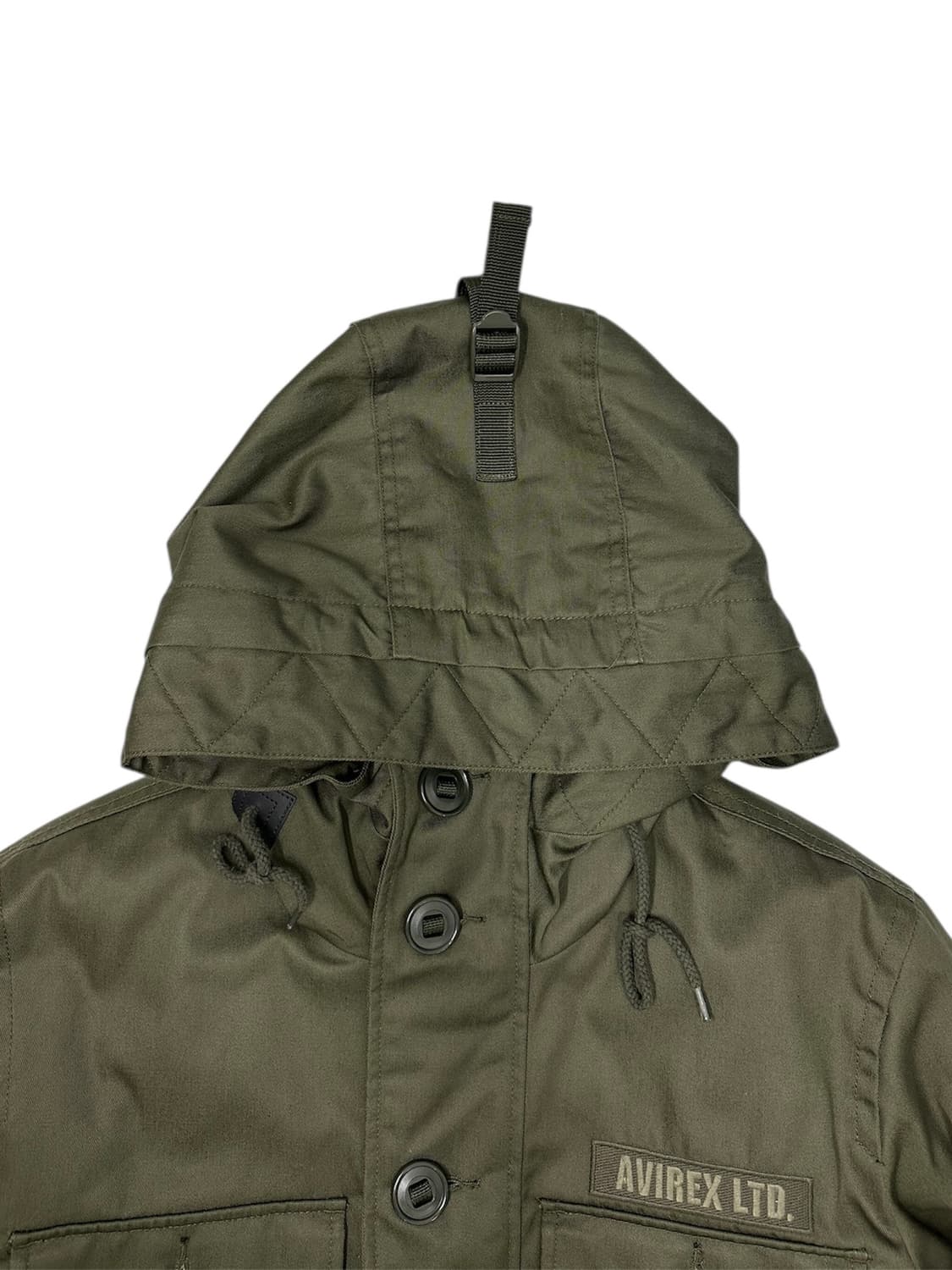 Avirex Field Hooded Jacket (Khaki) 상품이미지5