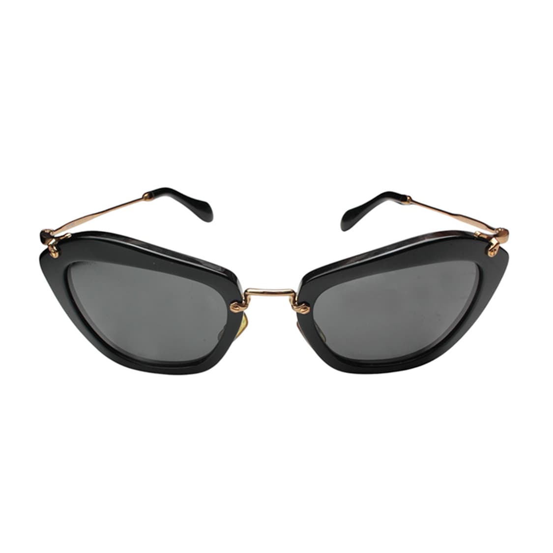 미우미우 블랙 캣아이 금장 선글라스 상품이미지1