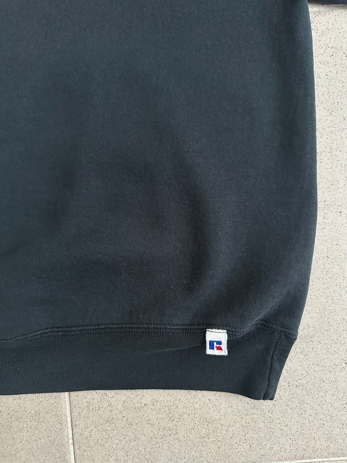90s 빈티지 러셀 스웻셔츠 블랙 L USA 상품이미지4