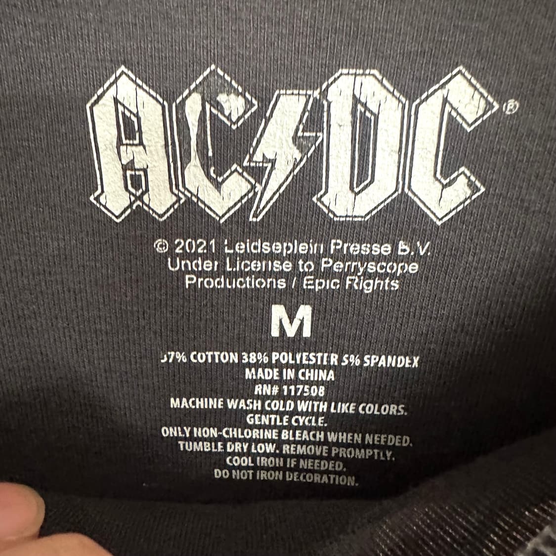 ACDC 오피셜 크롭티 상품이미지5
