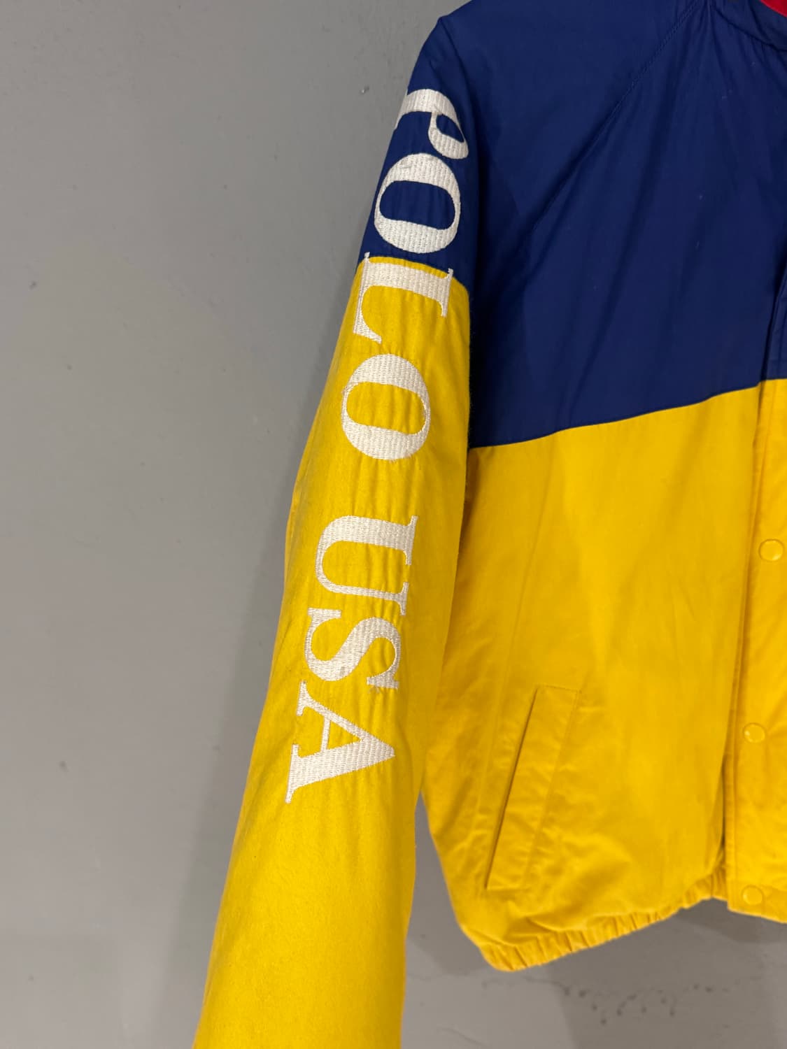 90s 폴로랄프로렌 컬러블록 다운 푸퍼자켓  상품이미지5