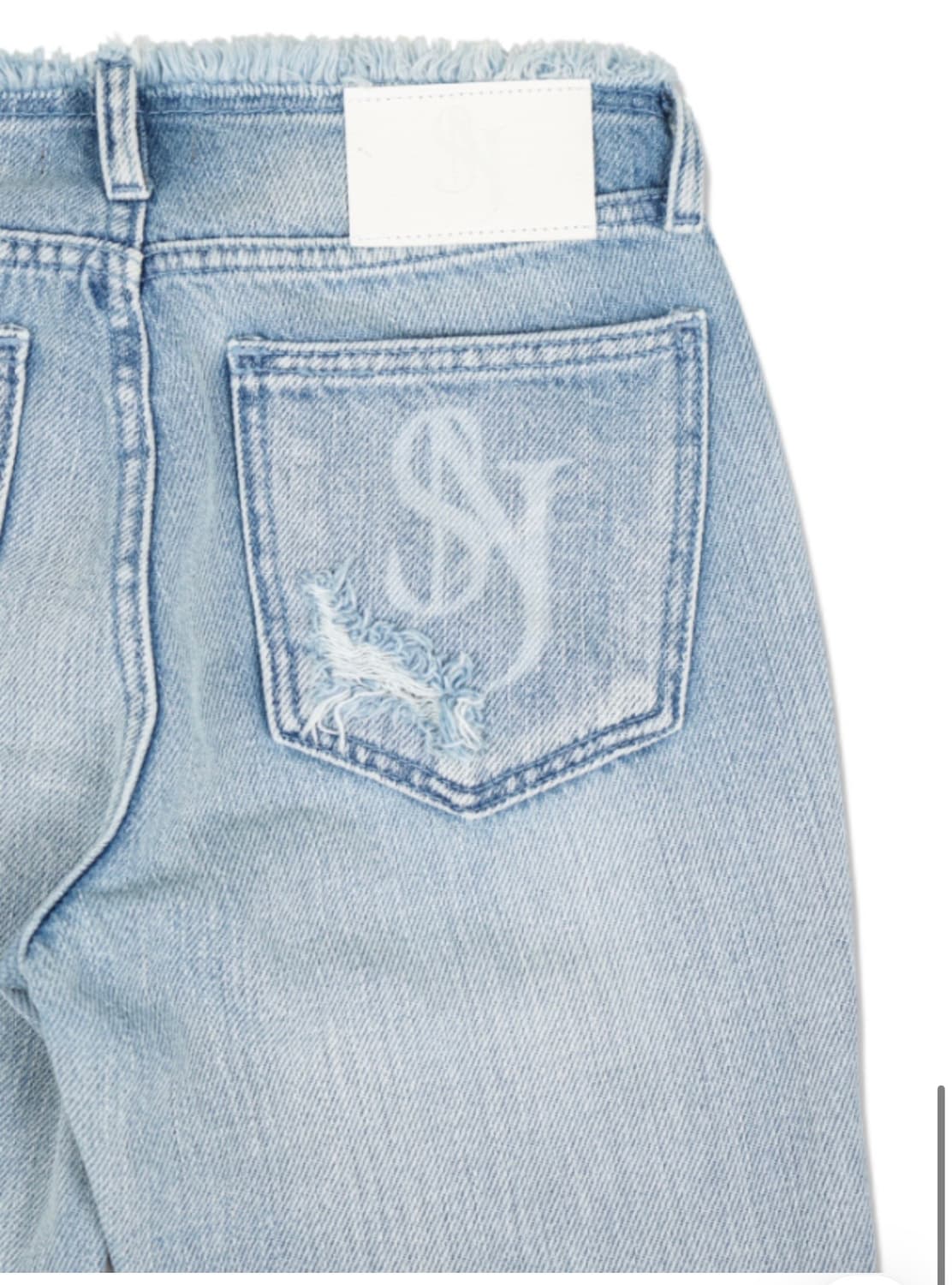 시너진 데님팬츠 라이트블루 M 상품이미지3