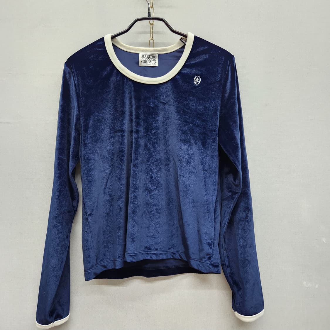 마리떼 프랑소와저버 로고 벨벳 긴팔 S 상품이미지1