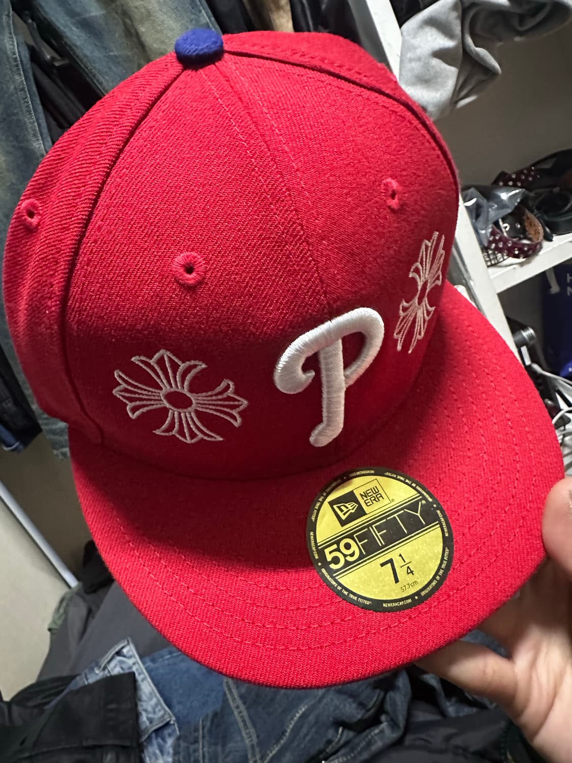 뉴에라 스냅백 크롬하츠 커스텀 714사이즈(57.7) 상품이미지1