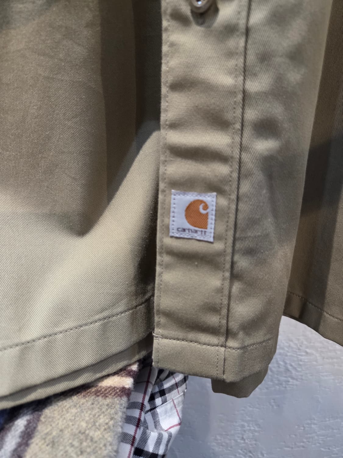 CARHARTT 칼하트 베이지 긴팔셔츠 상품이미지4