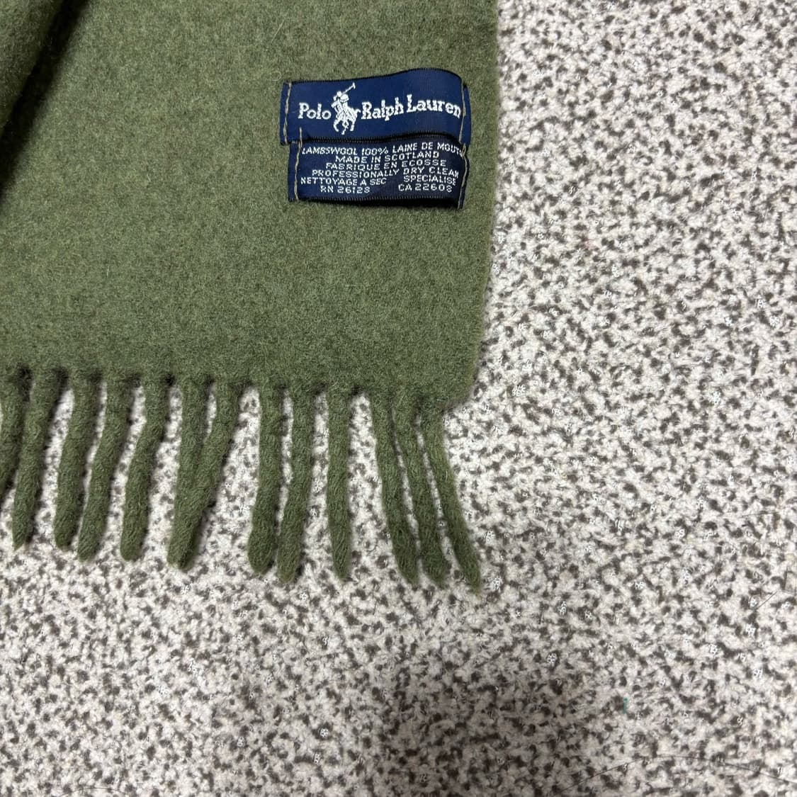 [택포,램스울100] 폴로 랄프로렌 이태리 머플러 목도리 [A] 상품이미지3