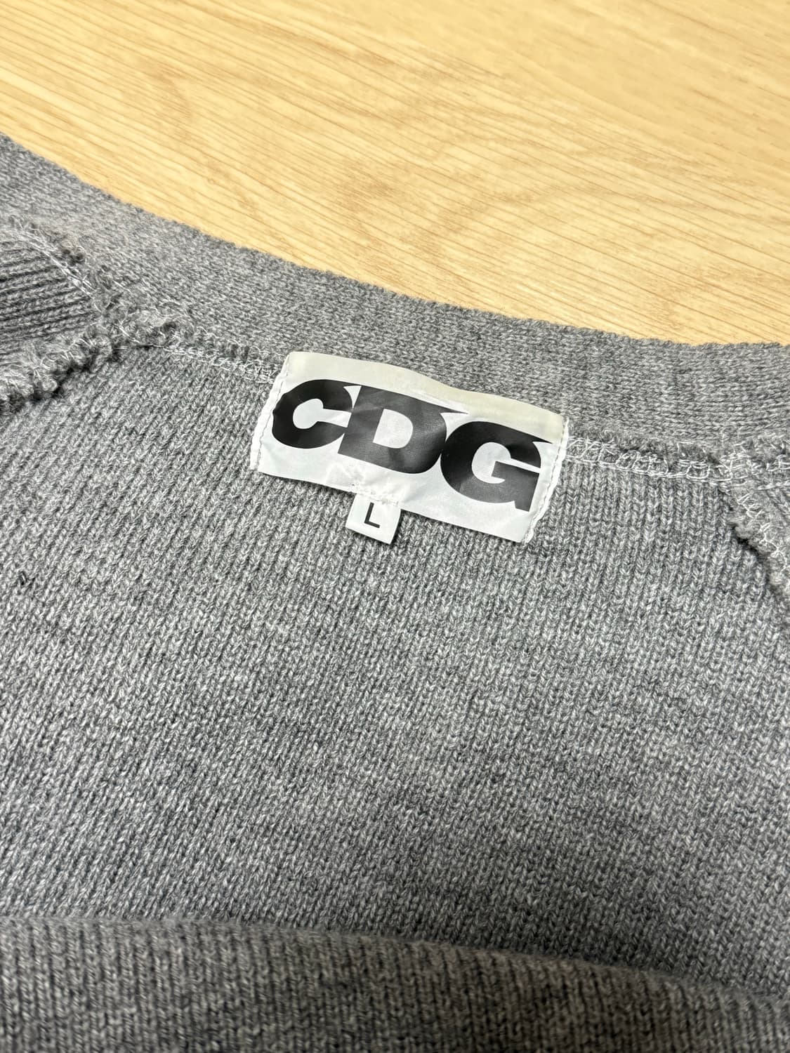 CDG 꼼데가르송 가디건 L 사이즈 상품이미지4