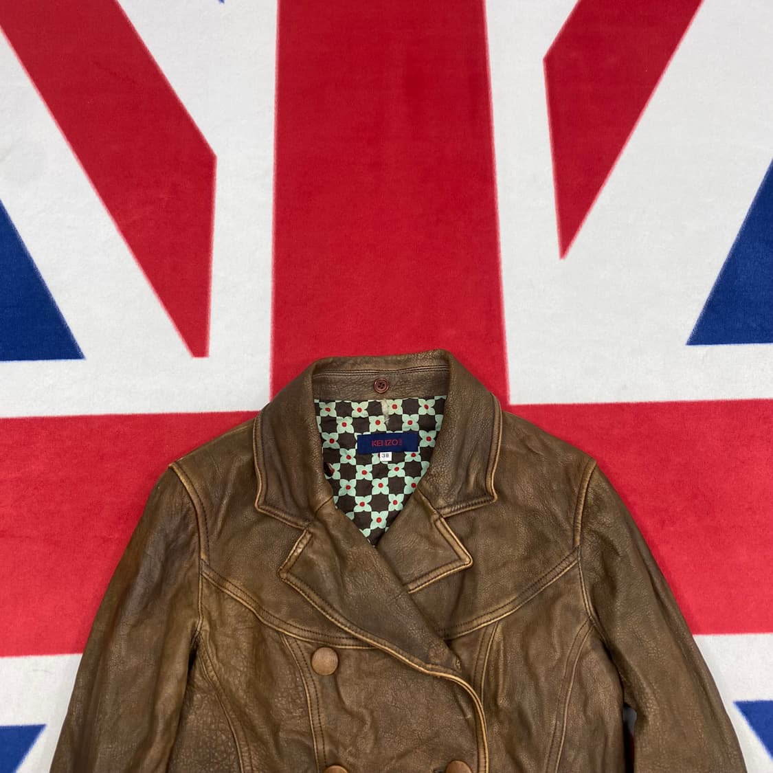 겐조 가죽자켓 38 실측 44-55  상품이미지2