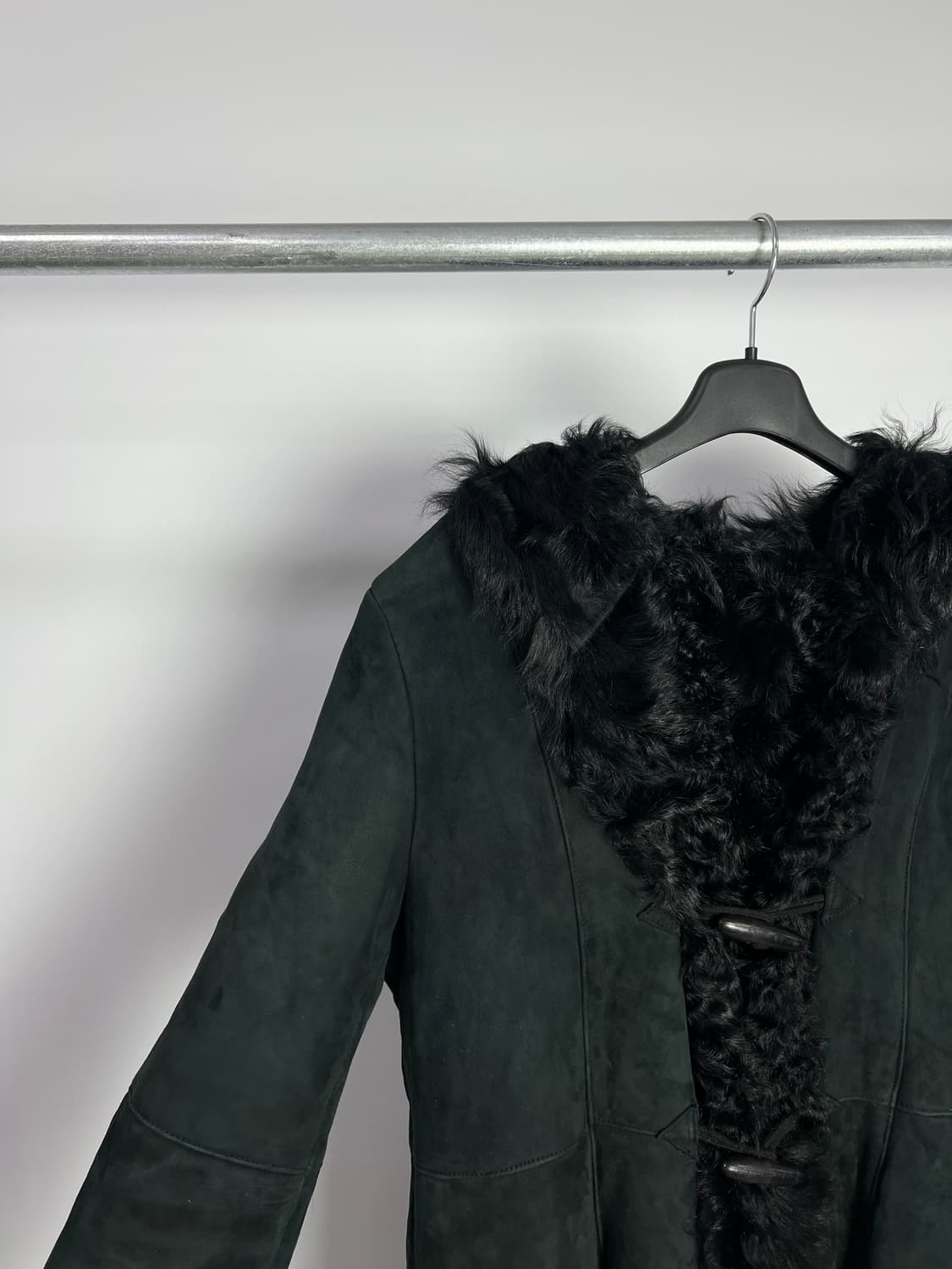 SANRIKA 양가죽 무스탕 후드 자켓 상품이미지4