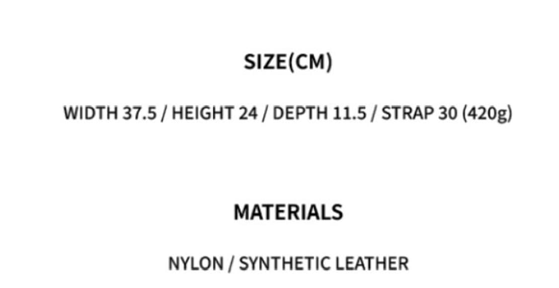 필인더블랭크 PK Shoulder Bag (nylon)(black) 상품이미지5