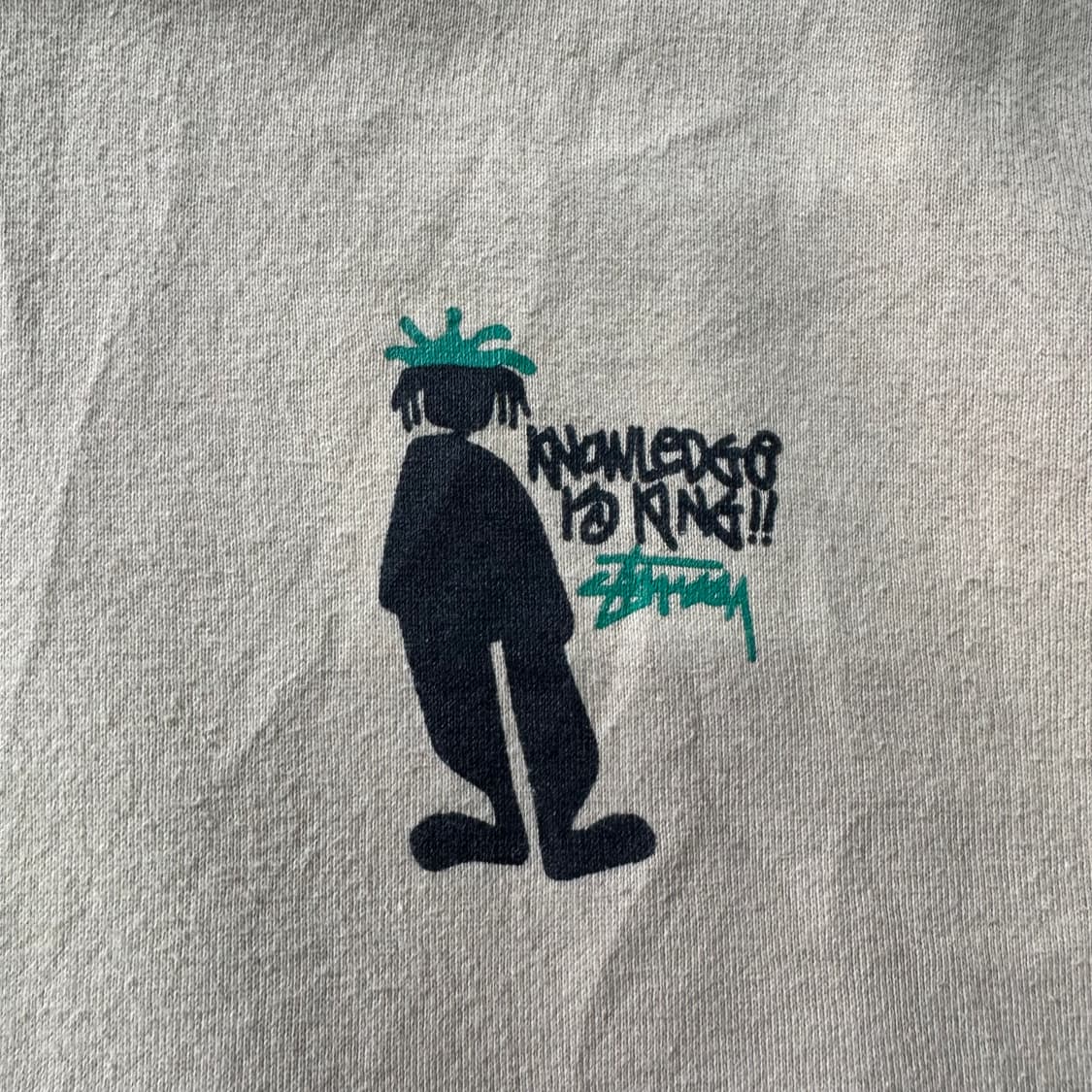 [L] 90s Stussy Knowledge Is King 후드티 상품이미지6