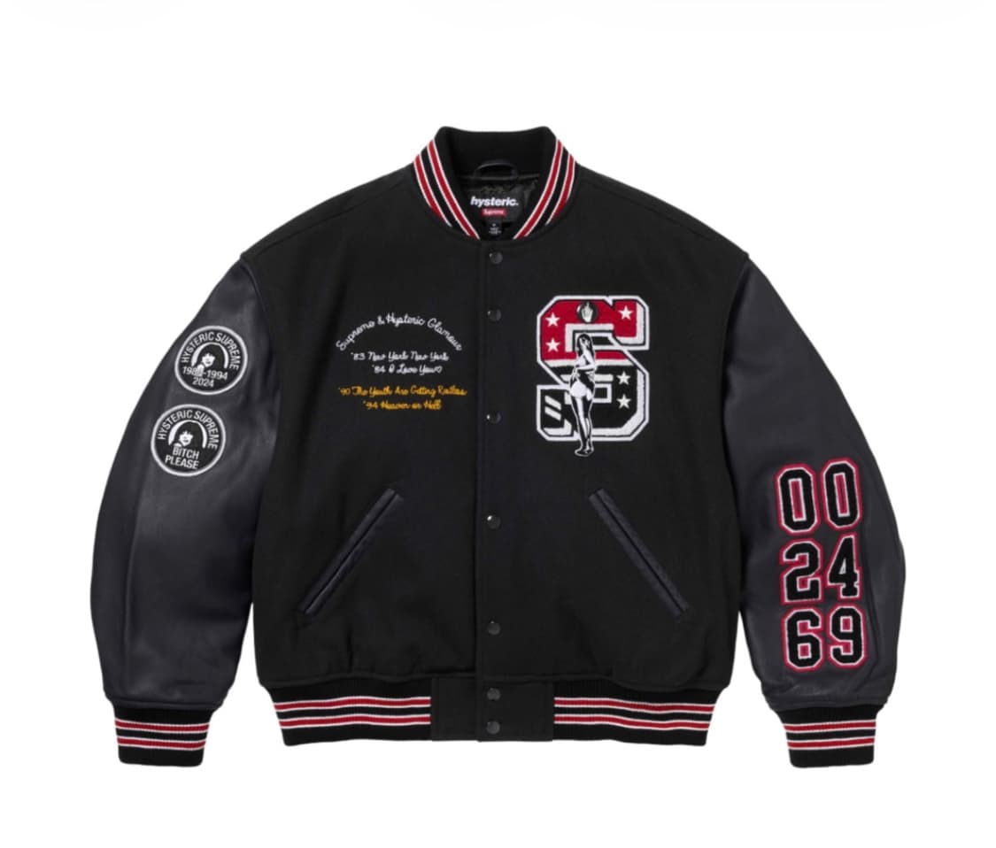 슈프림 히스테릭 글래머바시티 자켓 블랙 L  상품이미지1