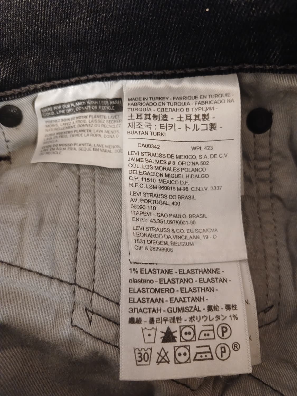 리바이스 519 정품 남성 바지 32/32 (175/85A) 상품이미지5
