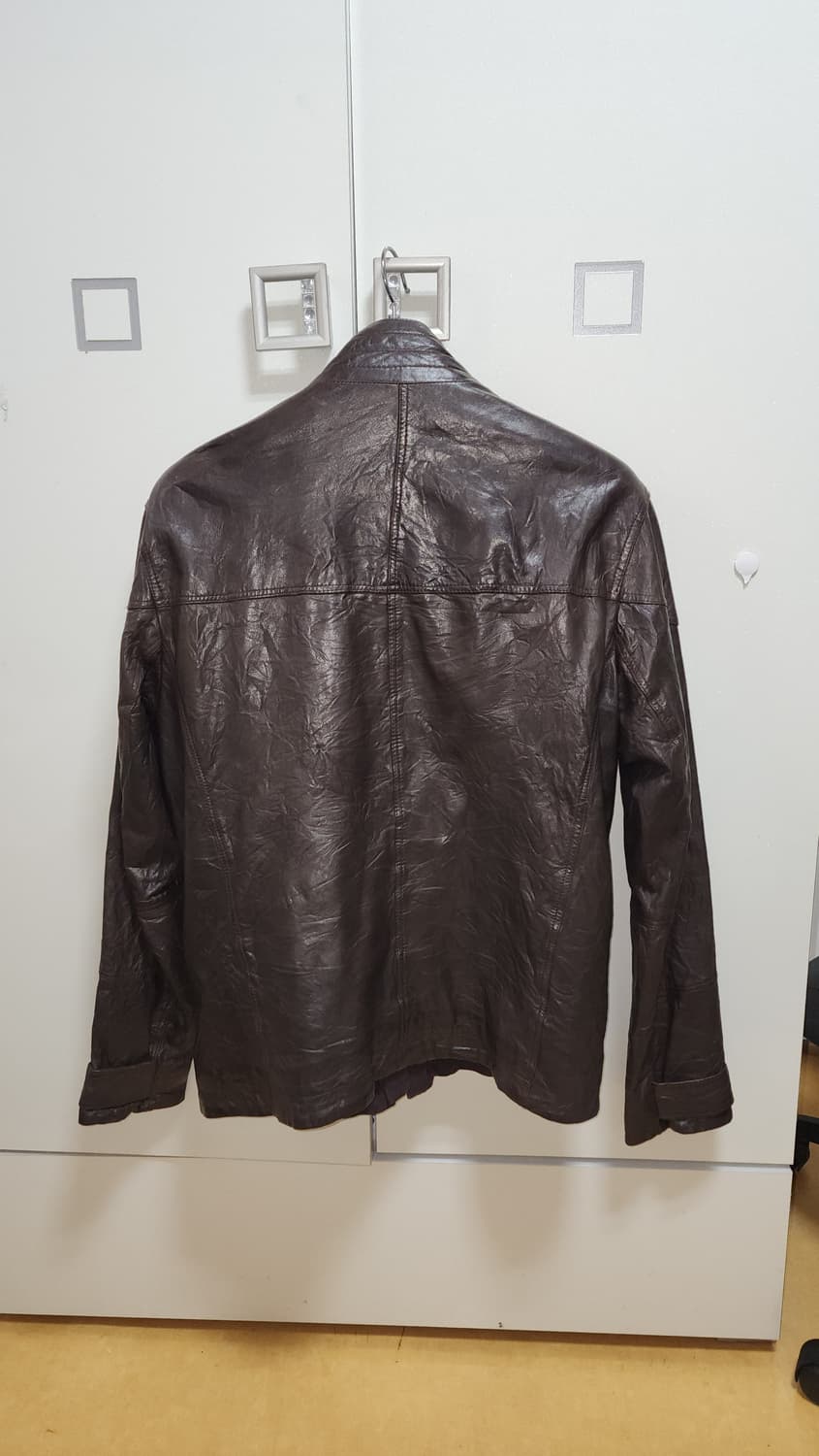 ZARA YOUNG 다크 브라운 가죽 자켓 100 상품이미지2