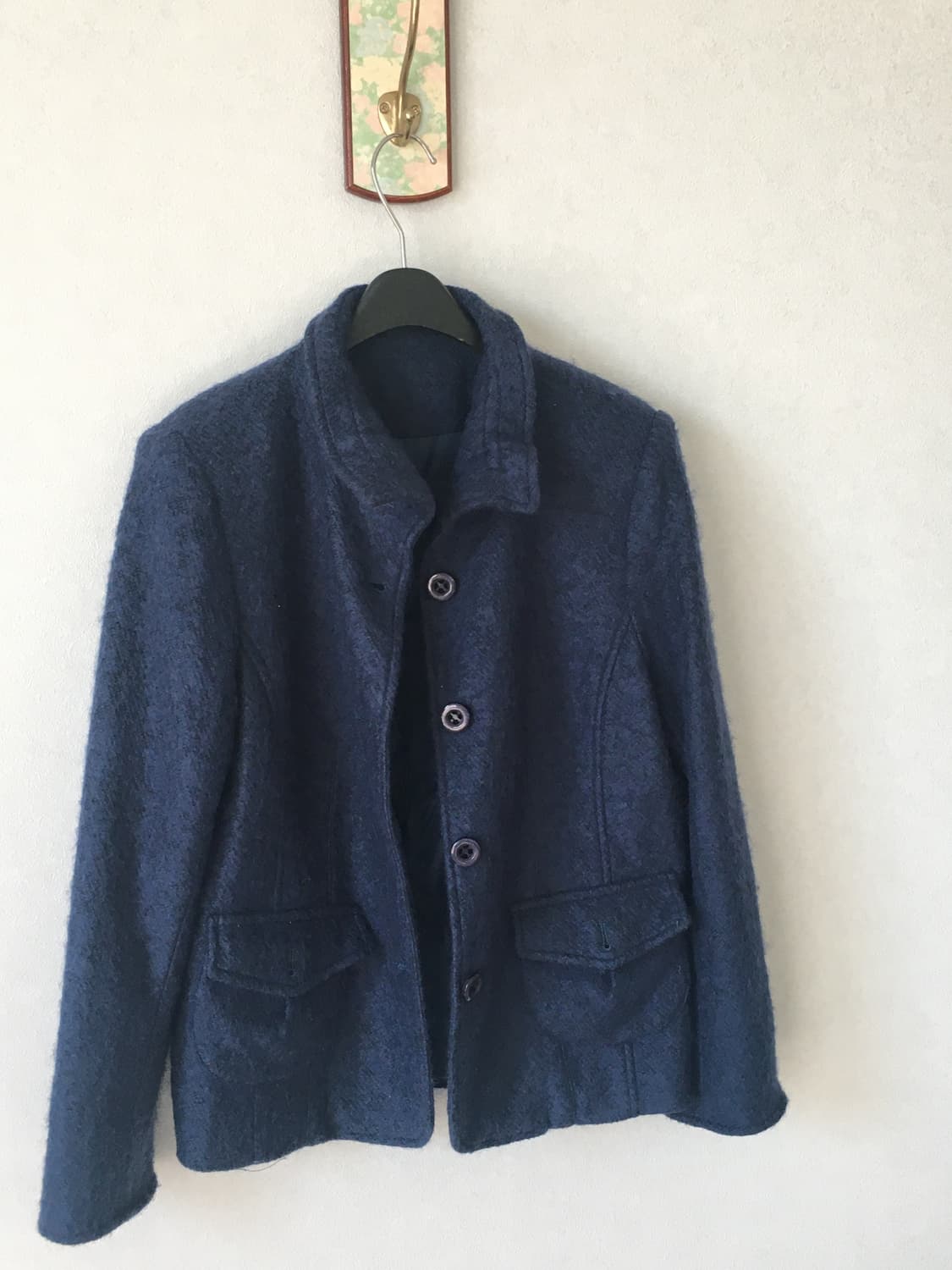 블루 헤어리 코트 상품이미지2