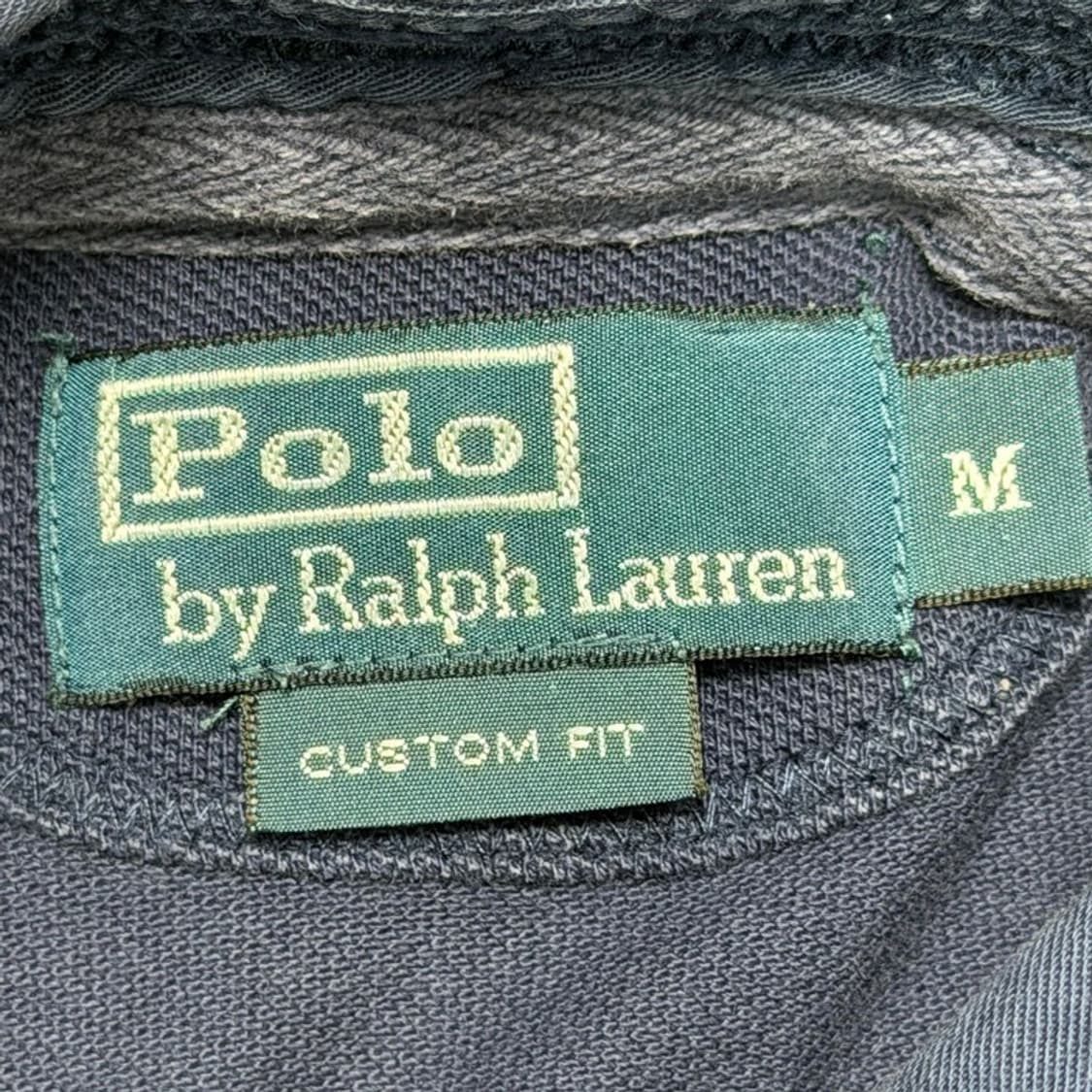 폴로 랄프로렌 빅포니 사선 포인트 럭비 PK 카라 티셔츠 네이비 M 상품이미지8