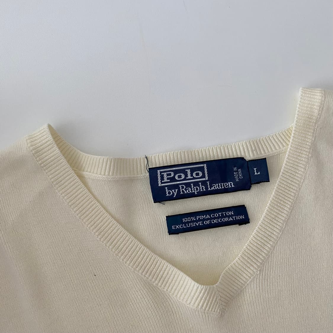 L ) 폴로니트 피마코튼니트 A0814 상품이미지6