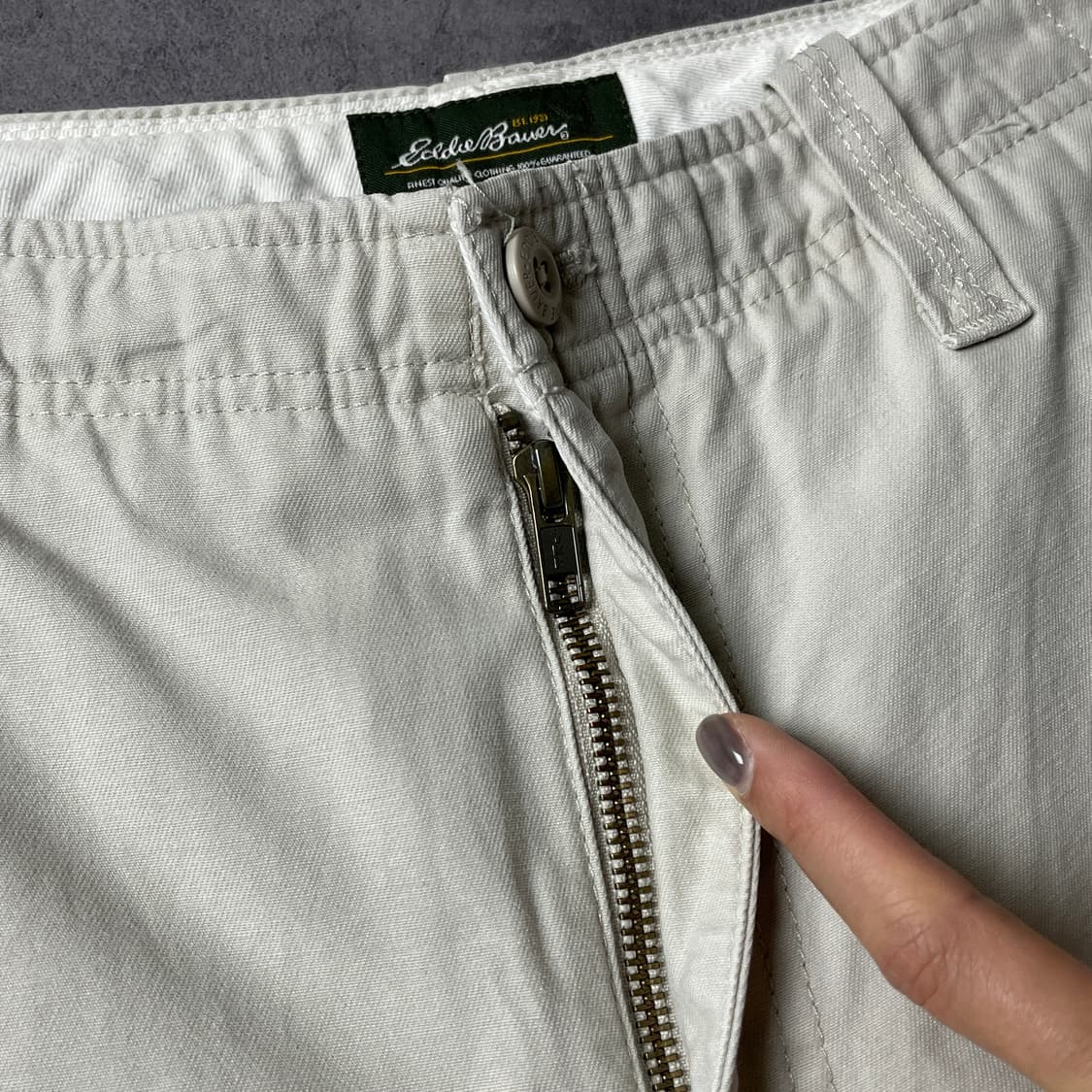 EDDIE BAUER 에디바우어 베이지 카고 하프 팬츠 A00772 상품이미지3