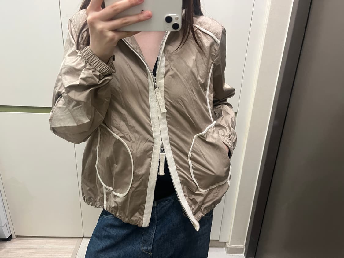 빈티지 후드 투웨이 윈드브레이커  상품이미지1