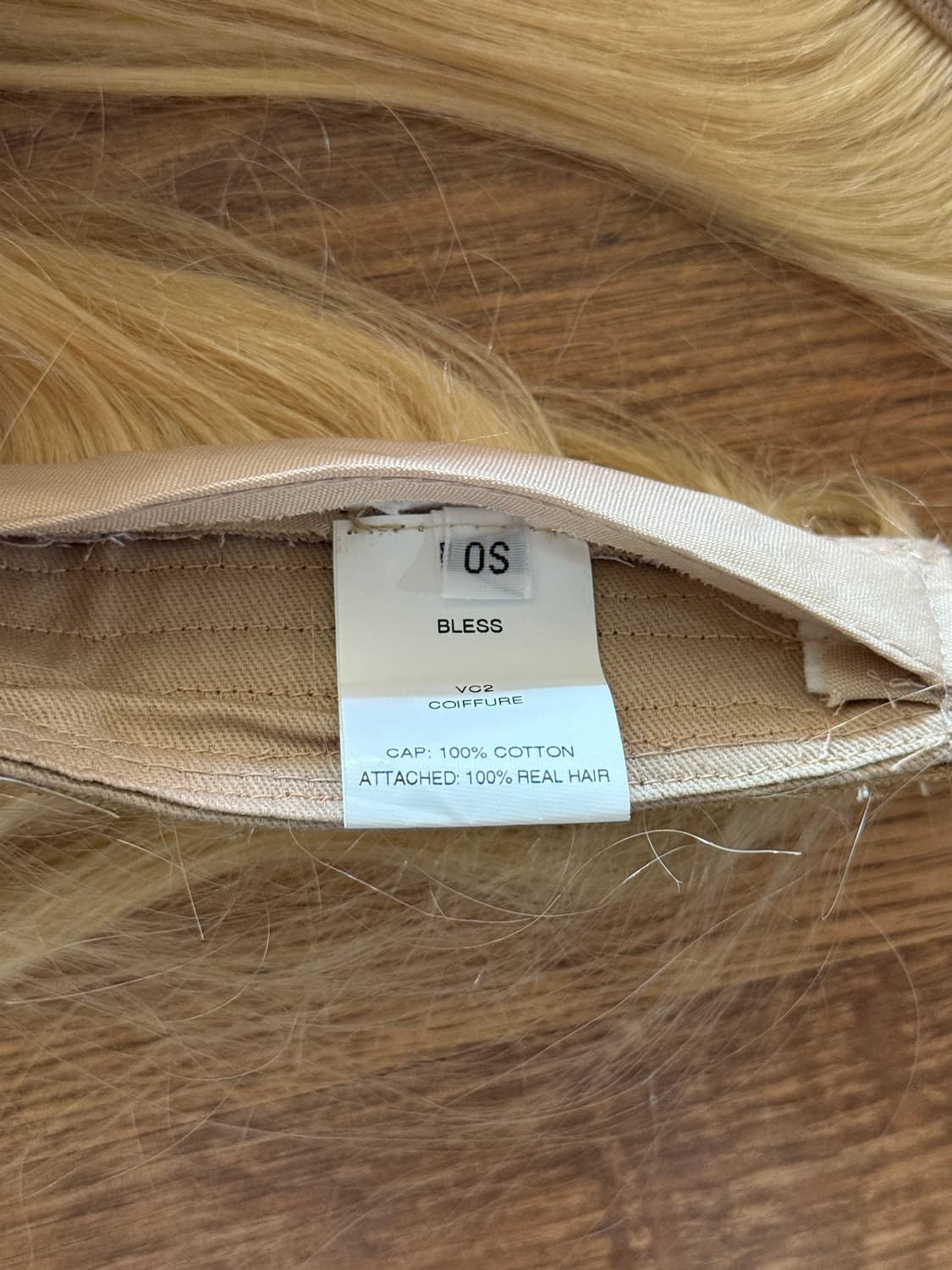 블레스 vc2 coiffure blond hair 가발 상품이미지4