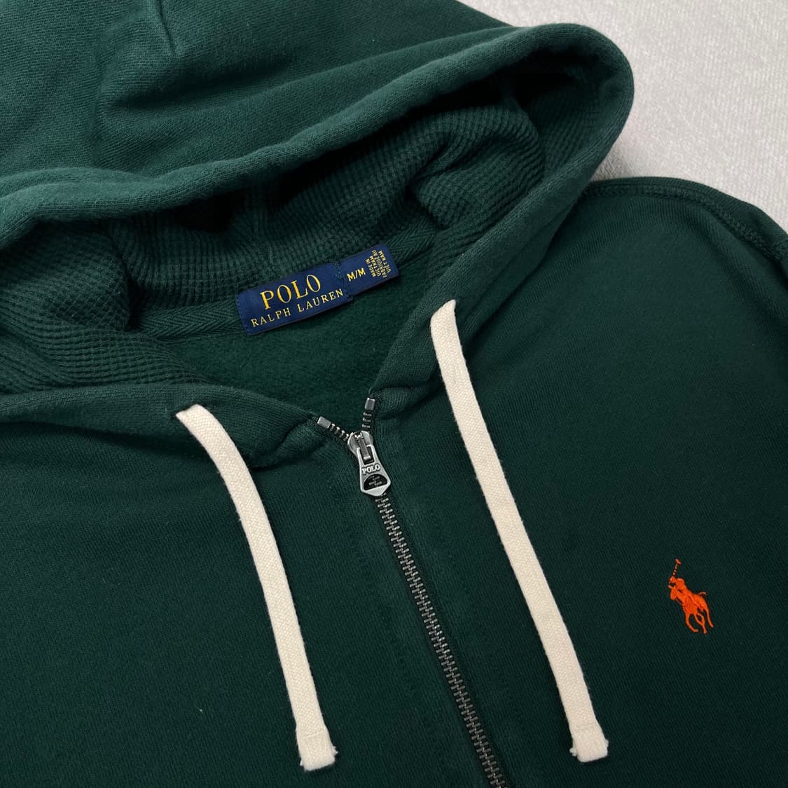 100 폴로 랄프로렌 와플 후드집업 상품이미지2