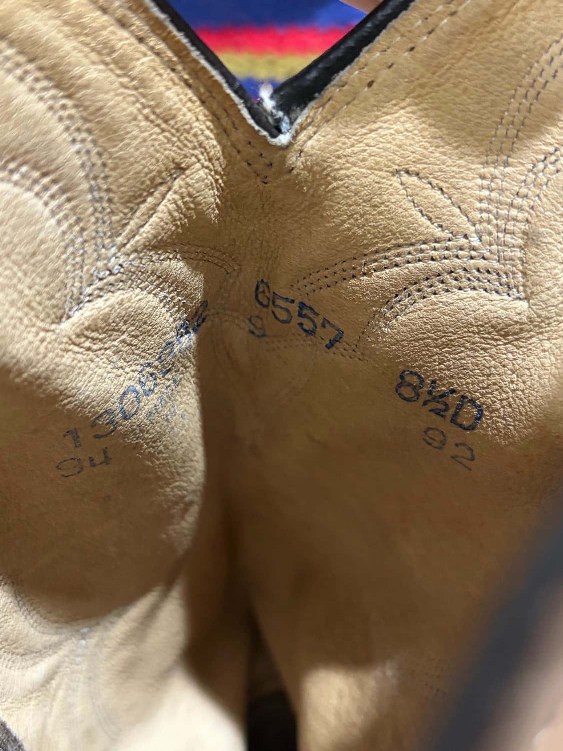 Dan post western boots / 단 포스트 웨스턴 부츠 상품이미지7