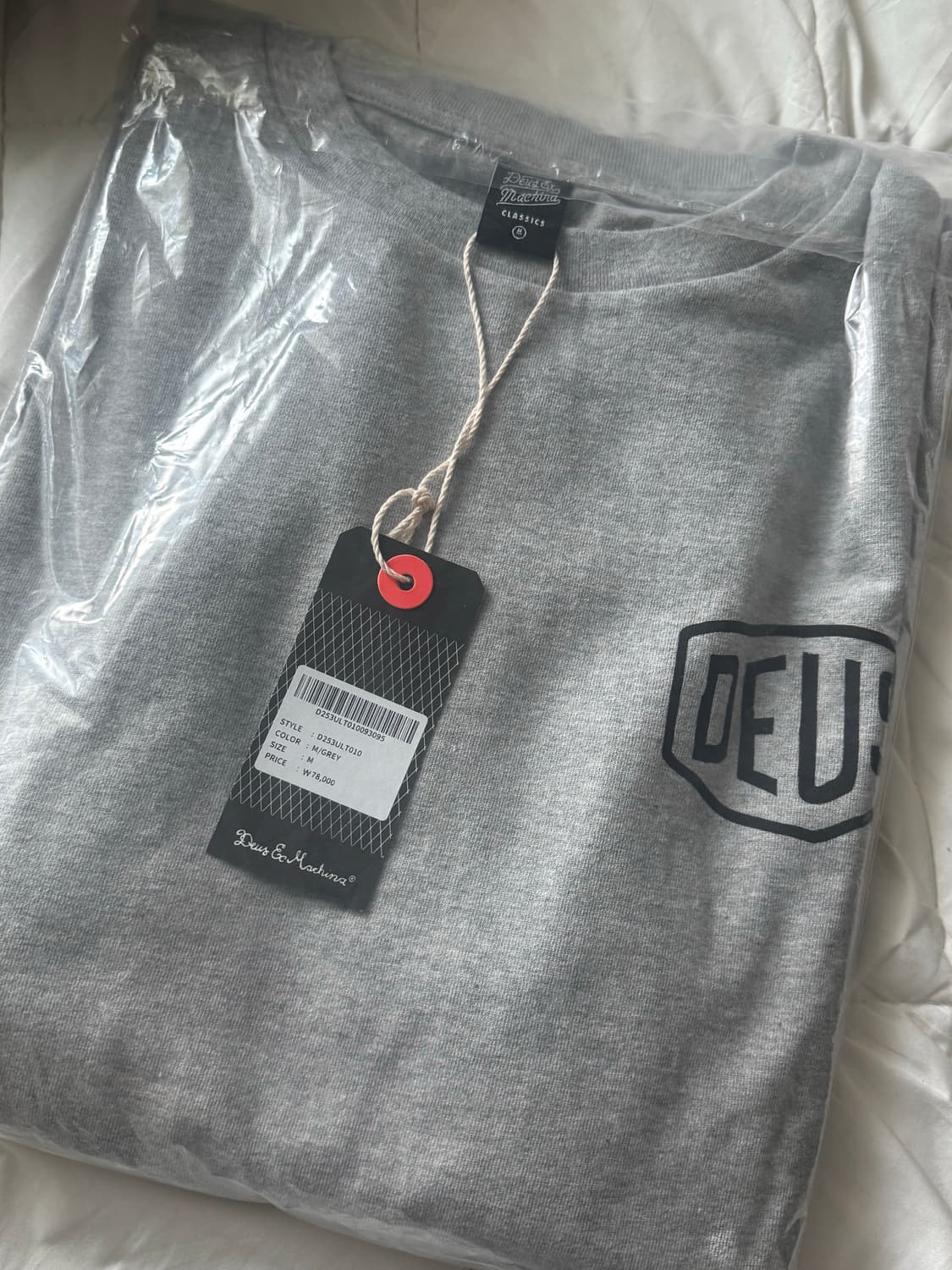 데우스 서울 콜리지 어드레스 롱슬리브 그레이 m 상품이미지3