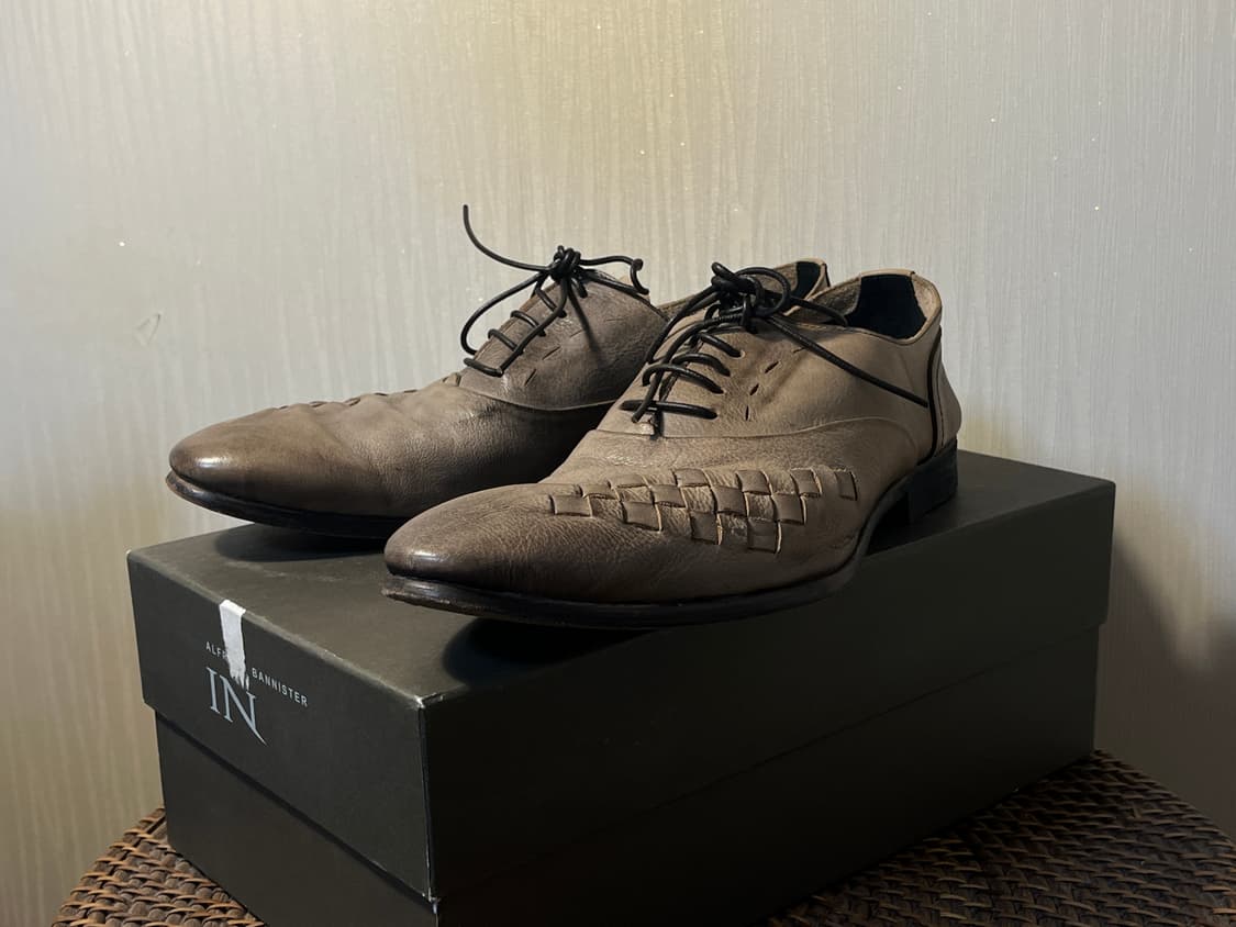 알프레도 바니스터 인트레치아토 디테일 더비슈즈 41 상품이미지2