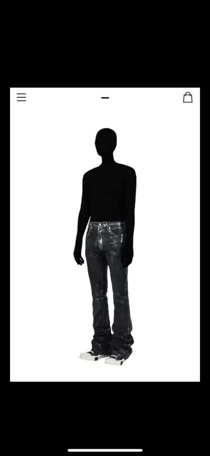 이현프로젝트 코팅 플레어 왁스 진 2사이즈 상품이미지1