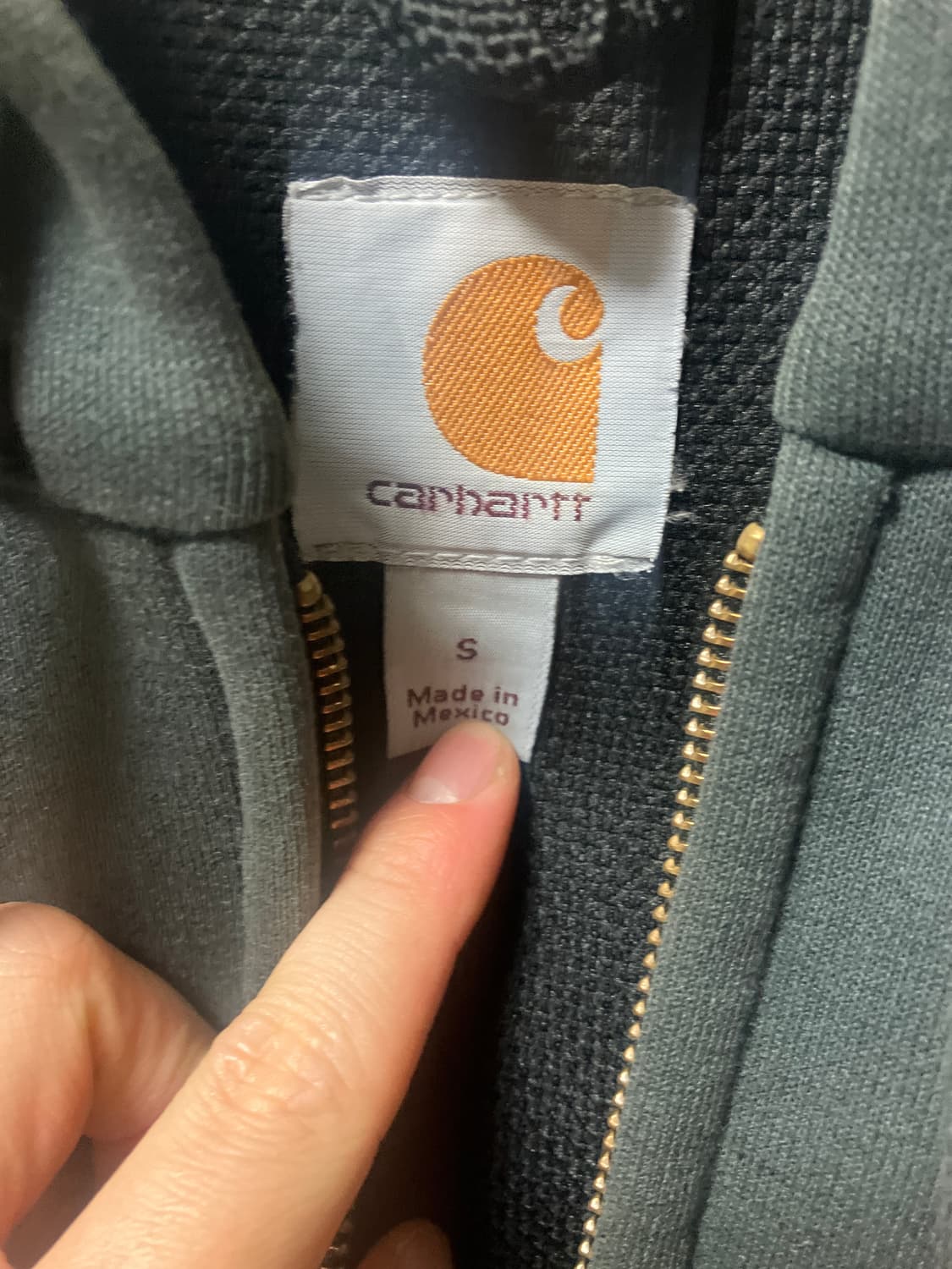 칼하트 써멀 후드집업 S 상품이미지3