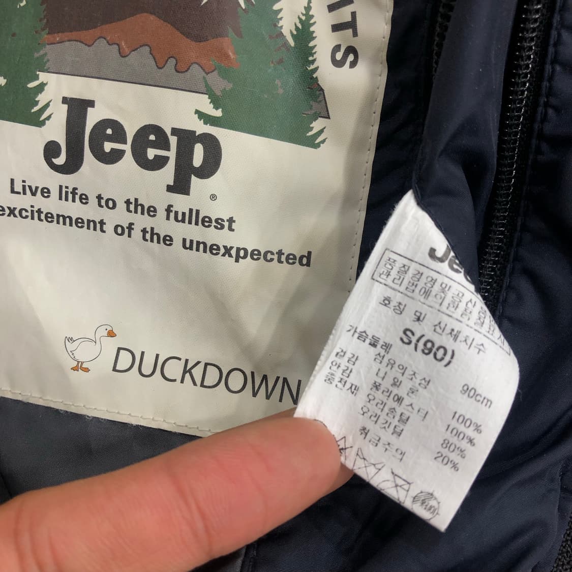 Jeep 덕다운 패치 푸퍼 패딩 상품이미지4