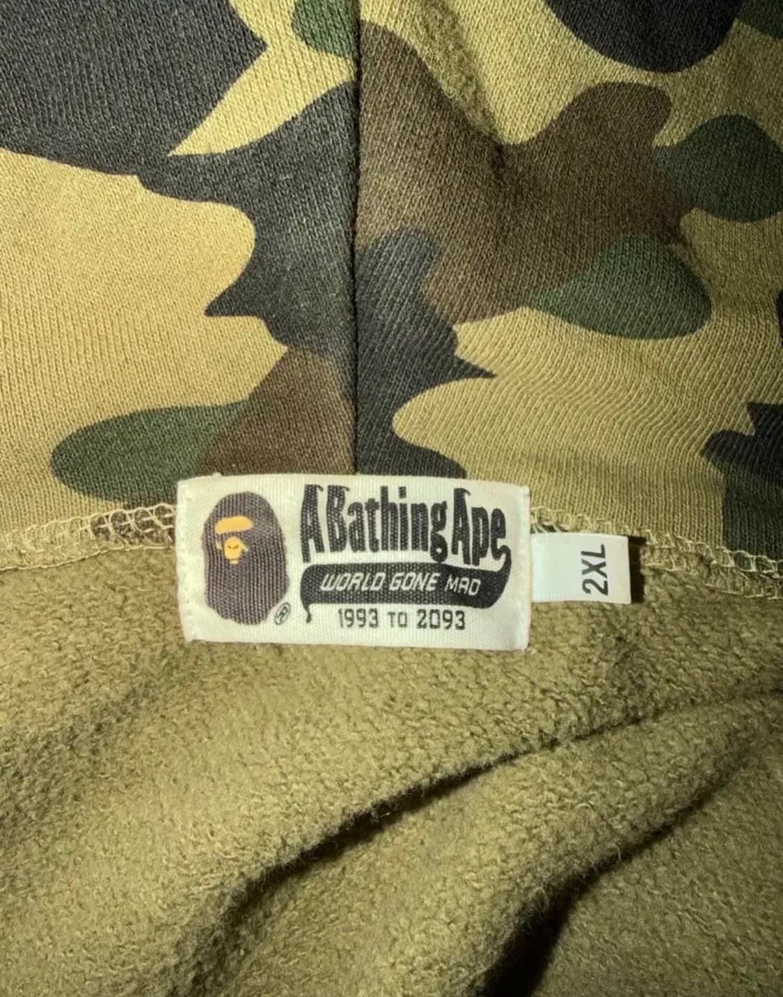 베이프 녹계 정품 2xl  상품이미지2