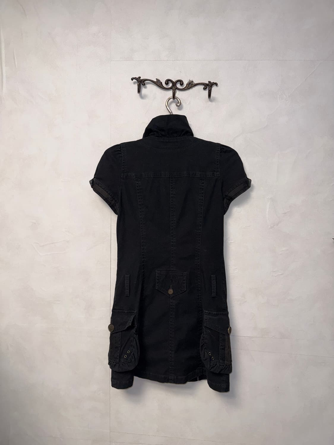 Burberry black button zipper cargo ops 상품이미지4