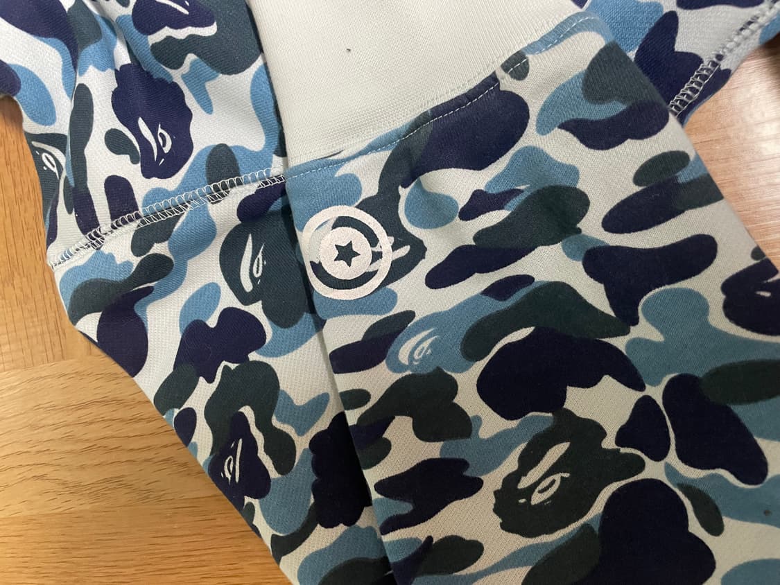 베이프  후드집업 블루 상품이미지7