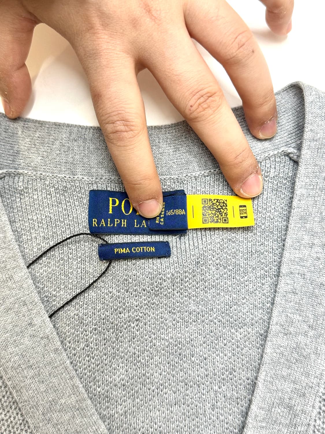 Polo 폴로 랄프로렌 그레이 색상 니트 가디건 상품이미지7