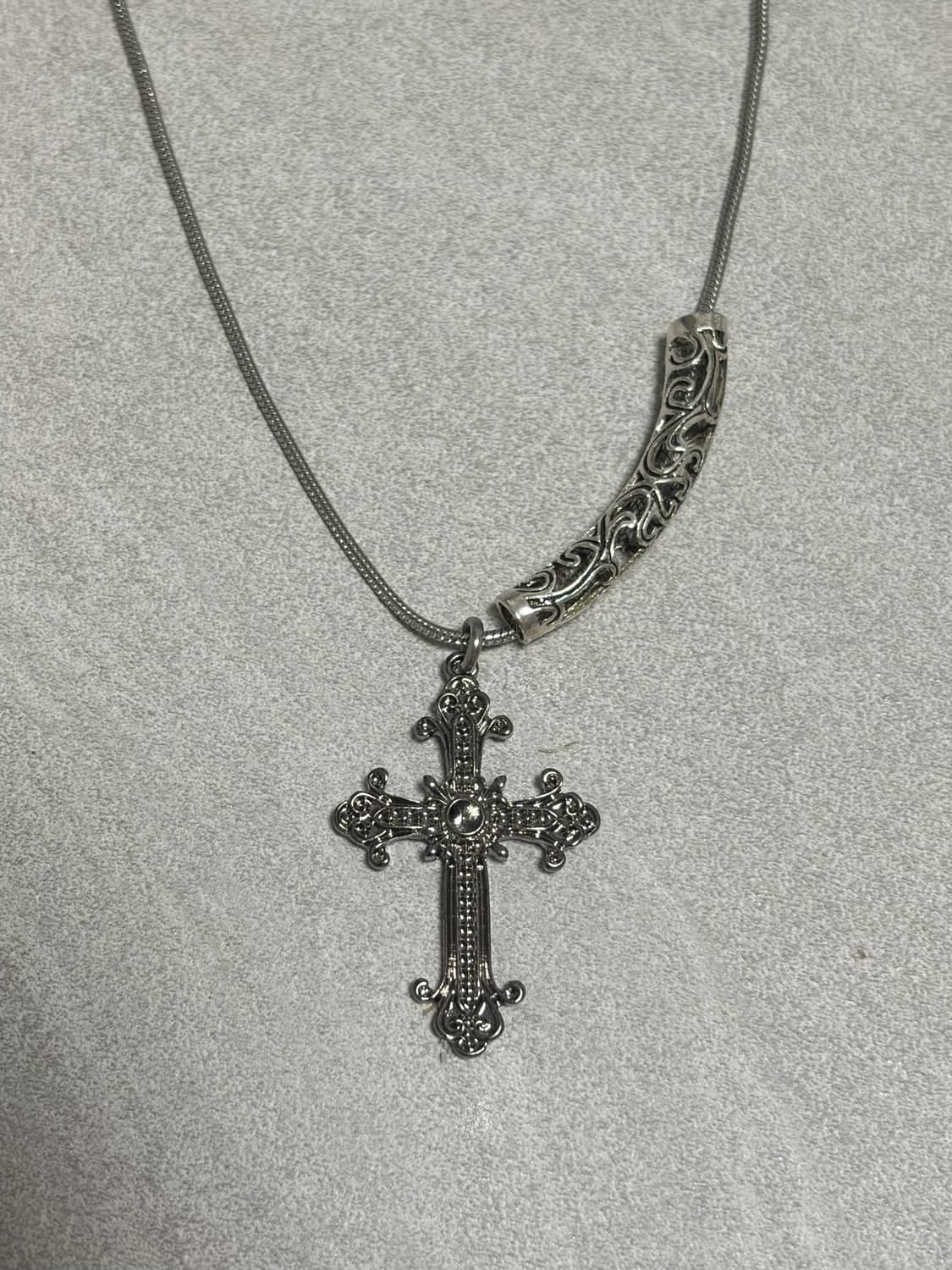 크롬 써지컬 남여공용 목걸이 상품이미지3