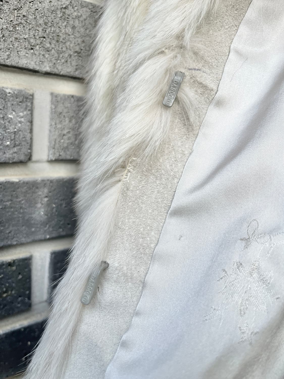 90s 폭스퍼 자켓 아이보리 상품이미지7