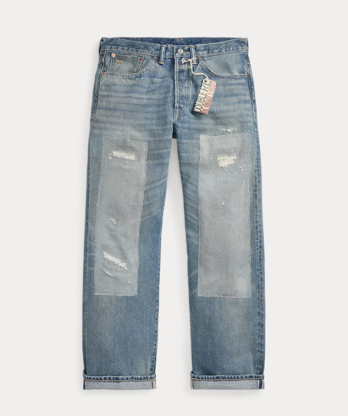 더블알엘 rrl 빈티지파이브포켓 미드랜드 셀비지 진 33/32 상품이미지1