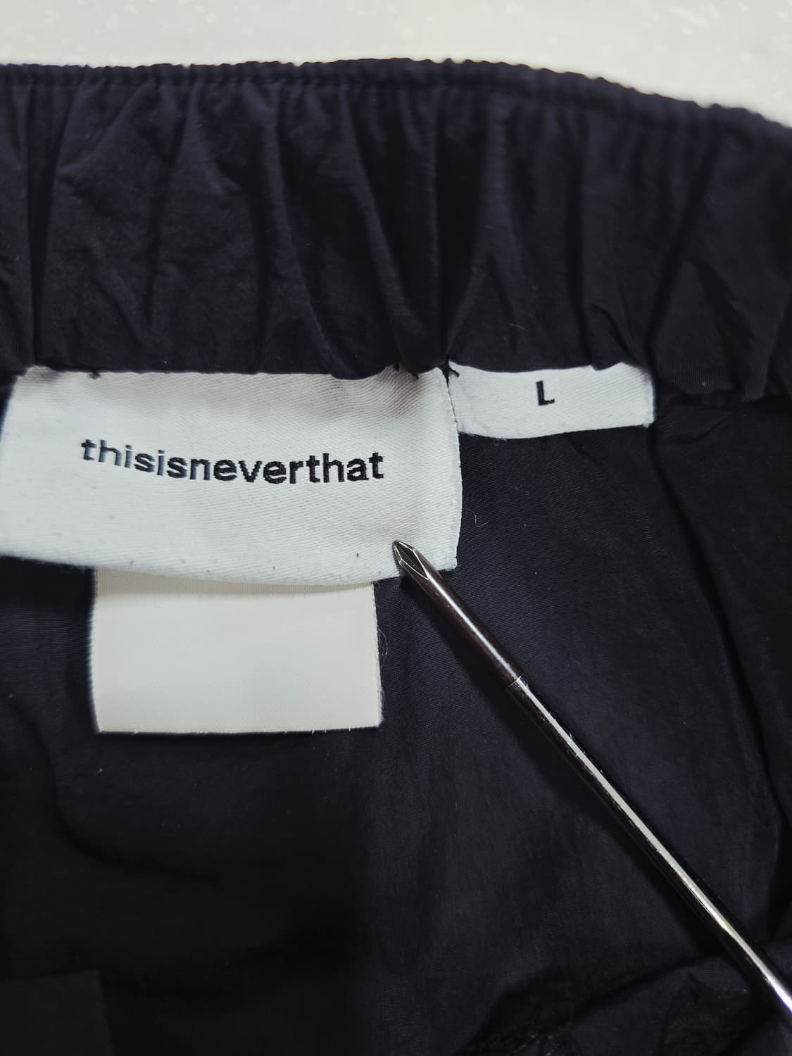 디스이즈네버댓 블랙 카고 반바지/긴바지 상품이미지8